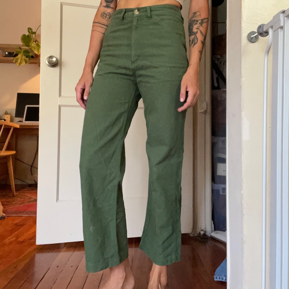Mollusk Wide Leg Painter Pants- small